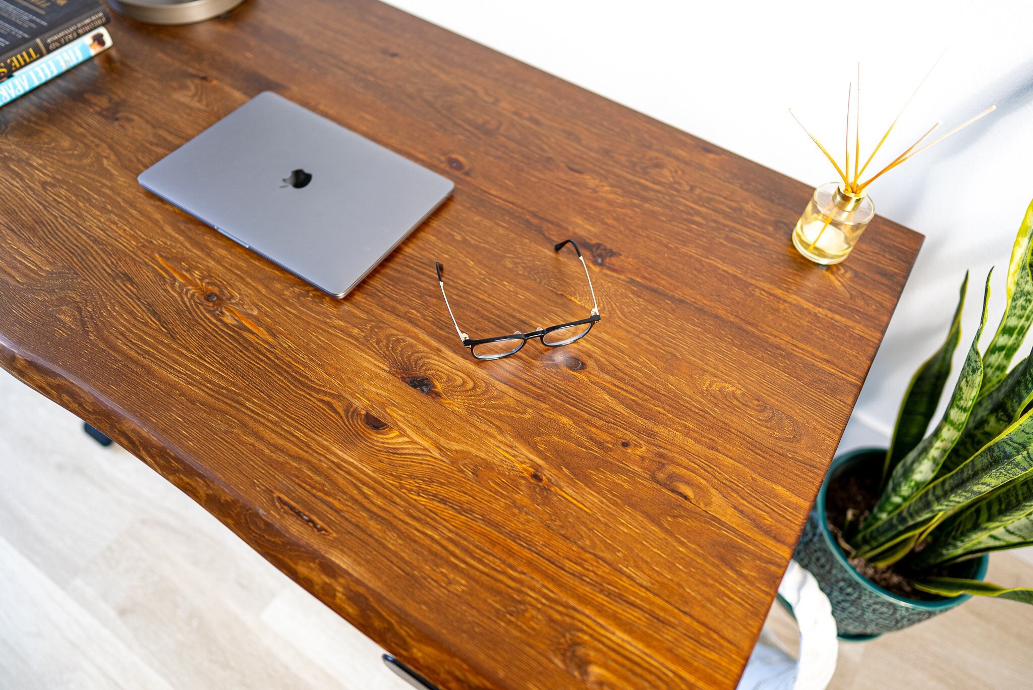 Wood Desk Top Wood Table Top Wood Desk Solid Wood Desk | Etsy