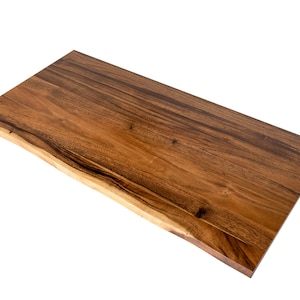 Multi-functional Walnut Solid Wood Table Top - Ideal for Desk Top, Table Top, Standing Desk Top, Countertop, Washer Dryer Countertop