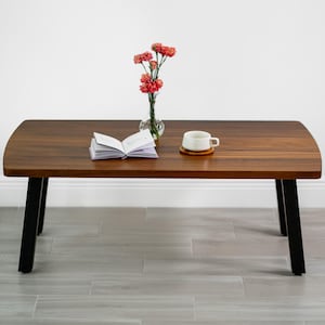 Coffee Table - Walnut Wood, Wood Coffee Table, Walnut Coffee Table, Modern Living Room Furniture, Solid Wood Table