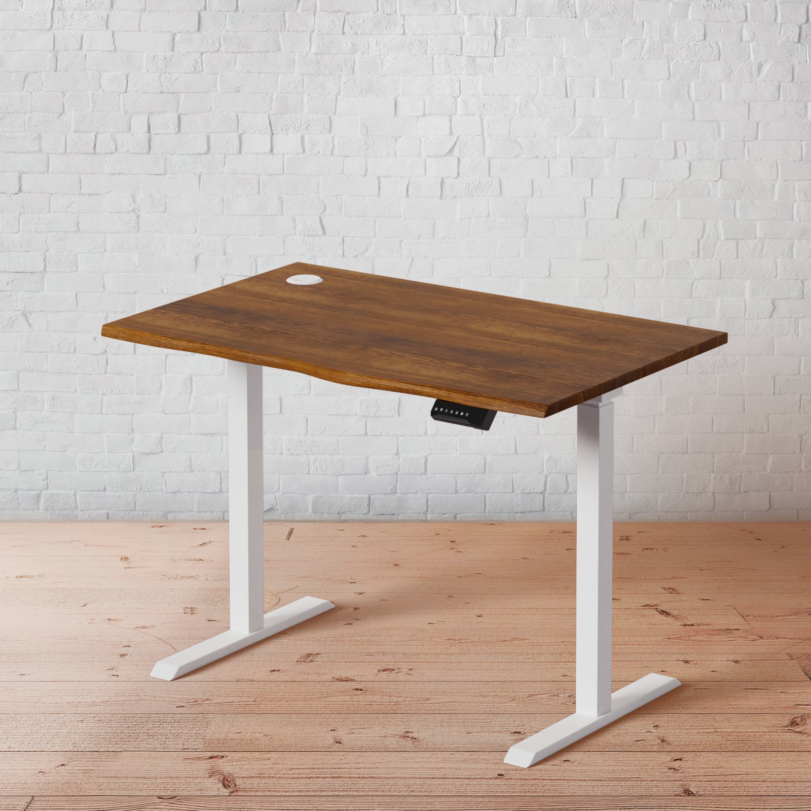 MWS FIR Standing Desk / Sit Stand Desk / Wooden Desk / Etsy