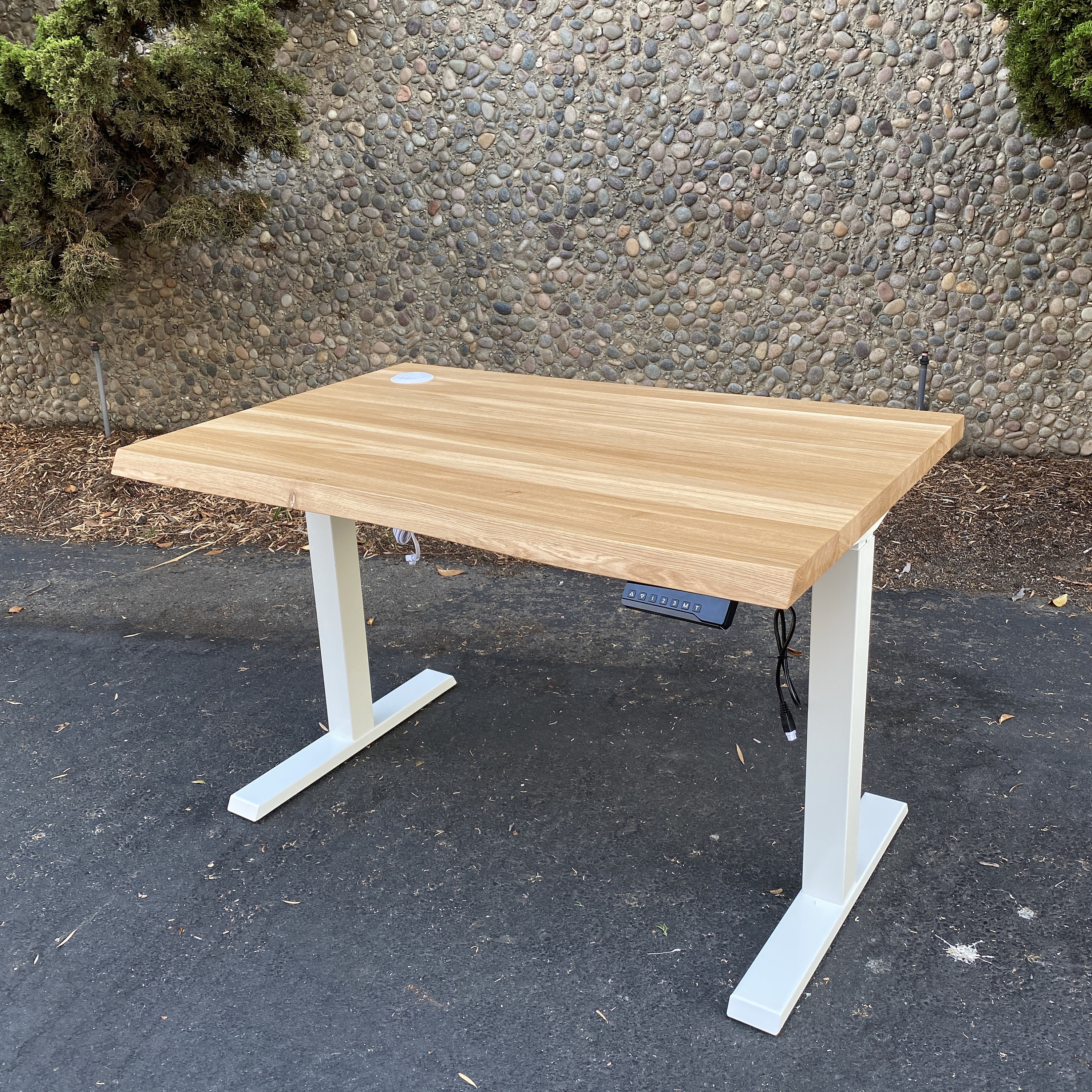 Live Edge Standing Desk Computer Desk Office Desk Adjustable desk