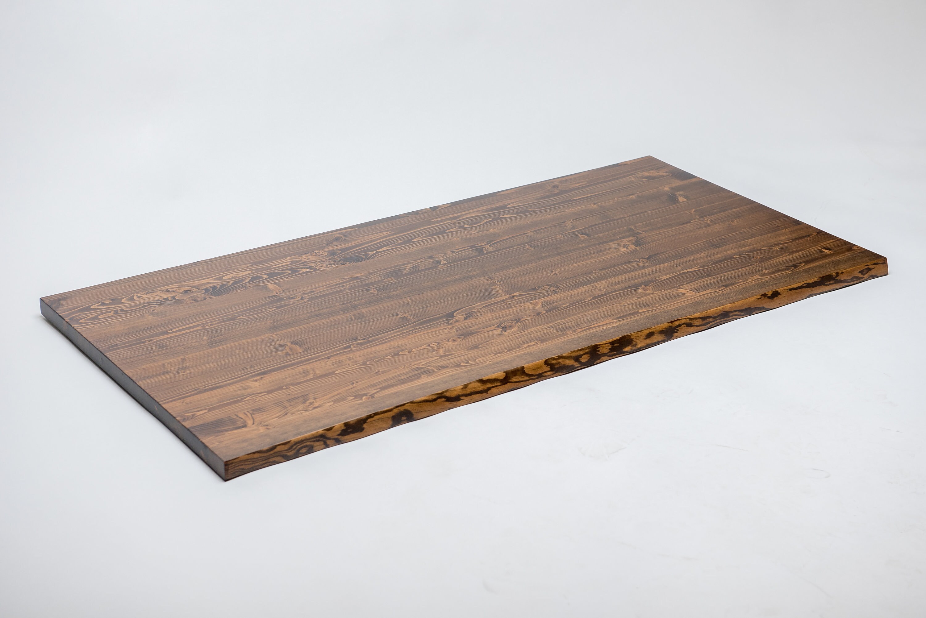 MWS William Live Edge Desk Desk Top Table Top Wood Desk Top