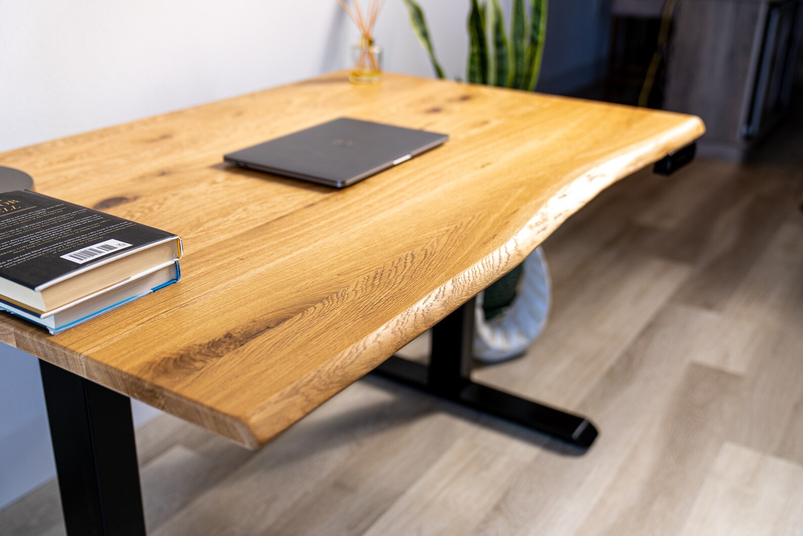 White Oak Wood Desk Top Wood Table Top Wood Desk Solid Etsy