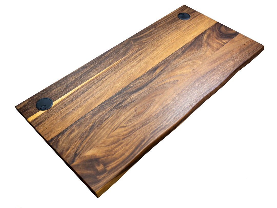 Wood Desk Top Walnut Desk Top Live Edge Desk Top Standing Desk Top Desk