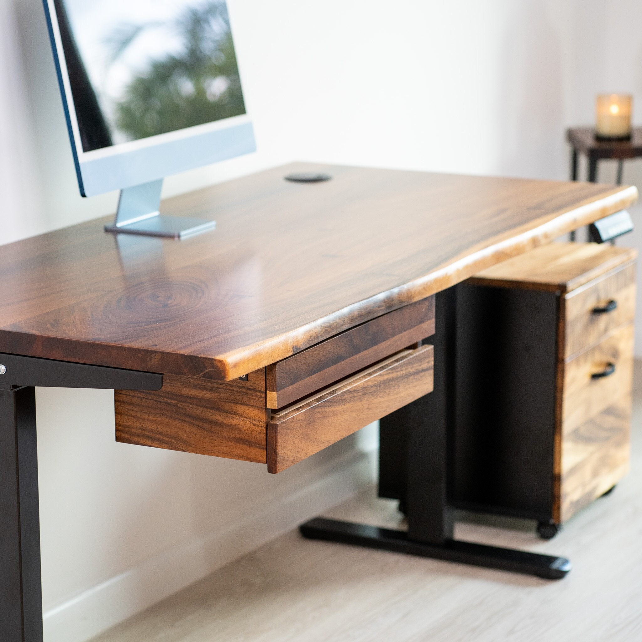 Wood Drawer, Drawer, Under Desk Storage, Desk Storage