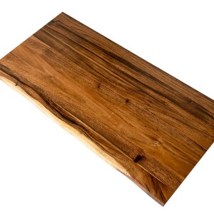 Wood Countertop - Solid Wood Table Top, Live Edge Countertop, Scratch and Sun-Resistant, Wood Tabletop for Desk Table Top