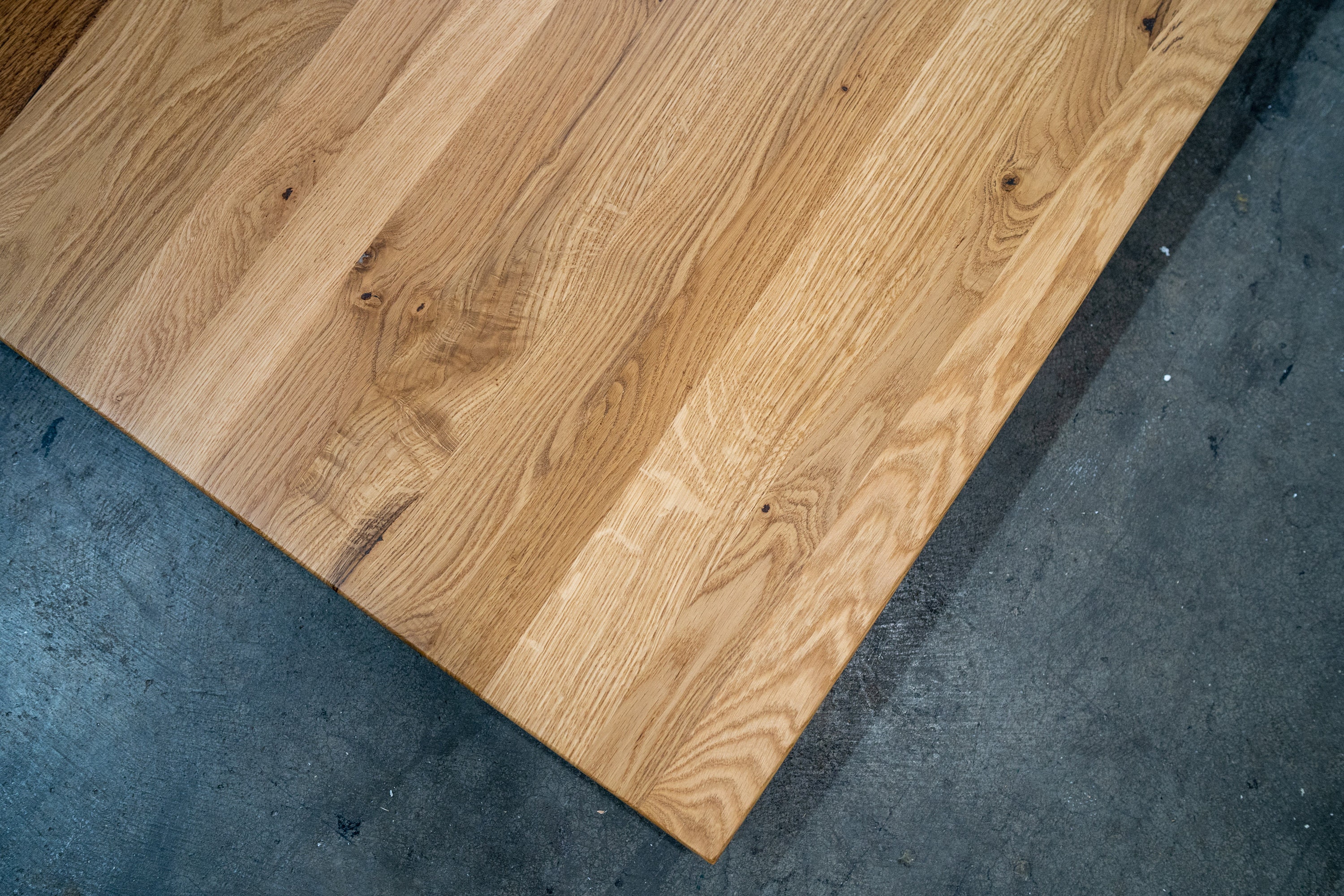 White Oak Wood Desk Top Wood Table Top Wood Desk Solid Etsy