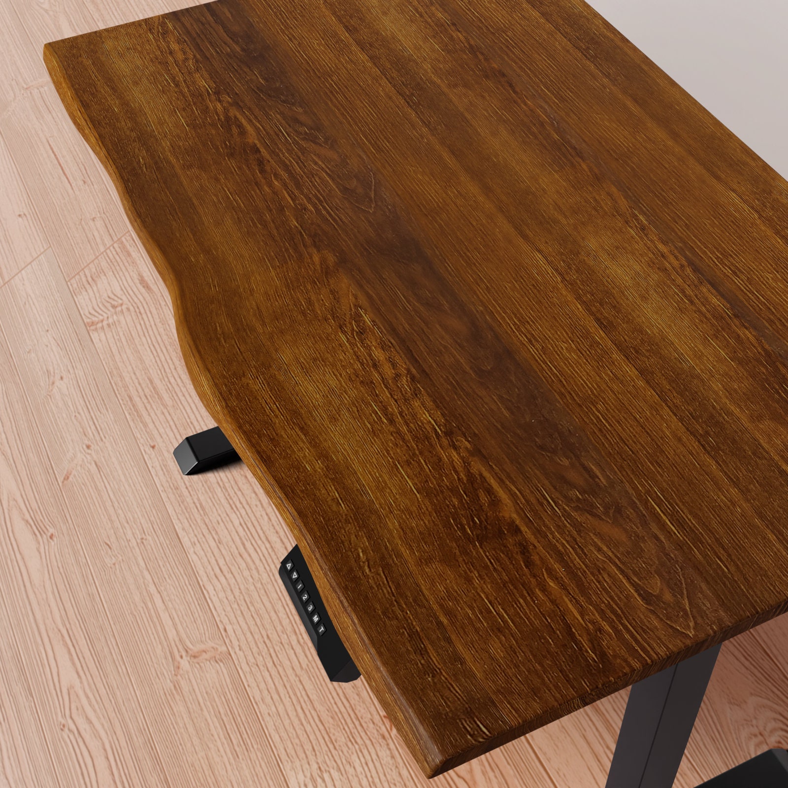 MWS FIR Standing Desk / Sit Stand Desk / Wooden Desk / Etsy