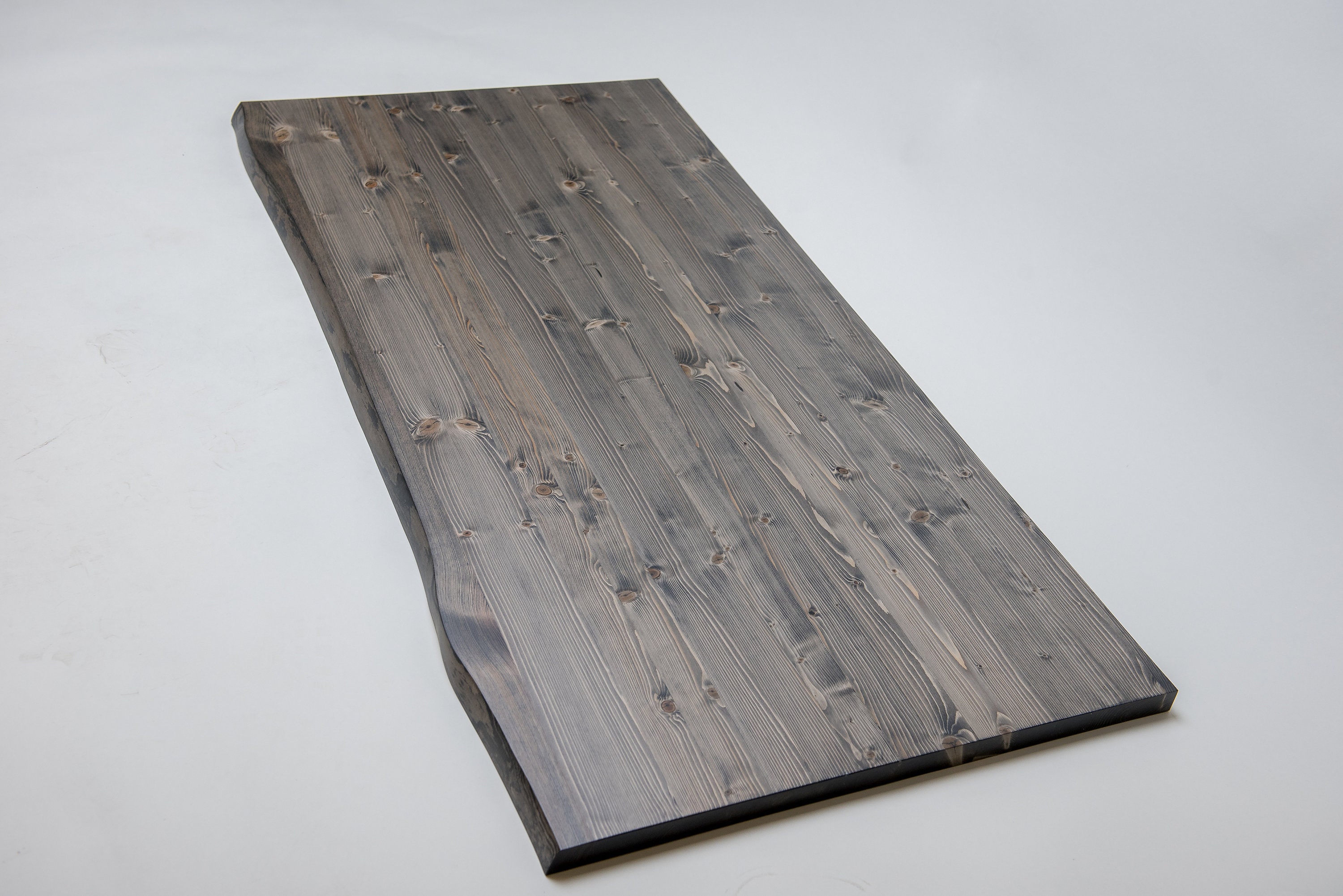 MWS William Live Edge Desk Desk Top Table Top Wood Desk Top