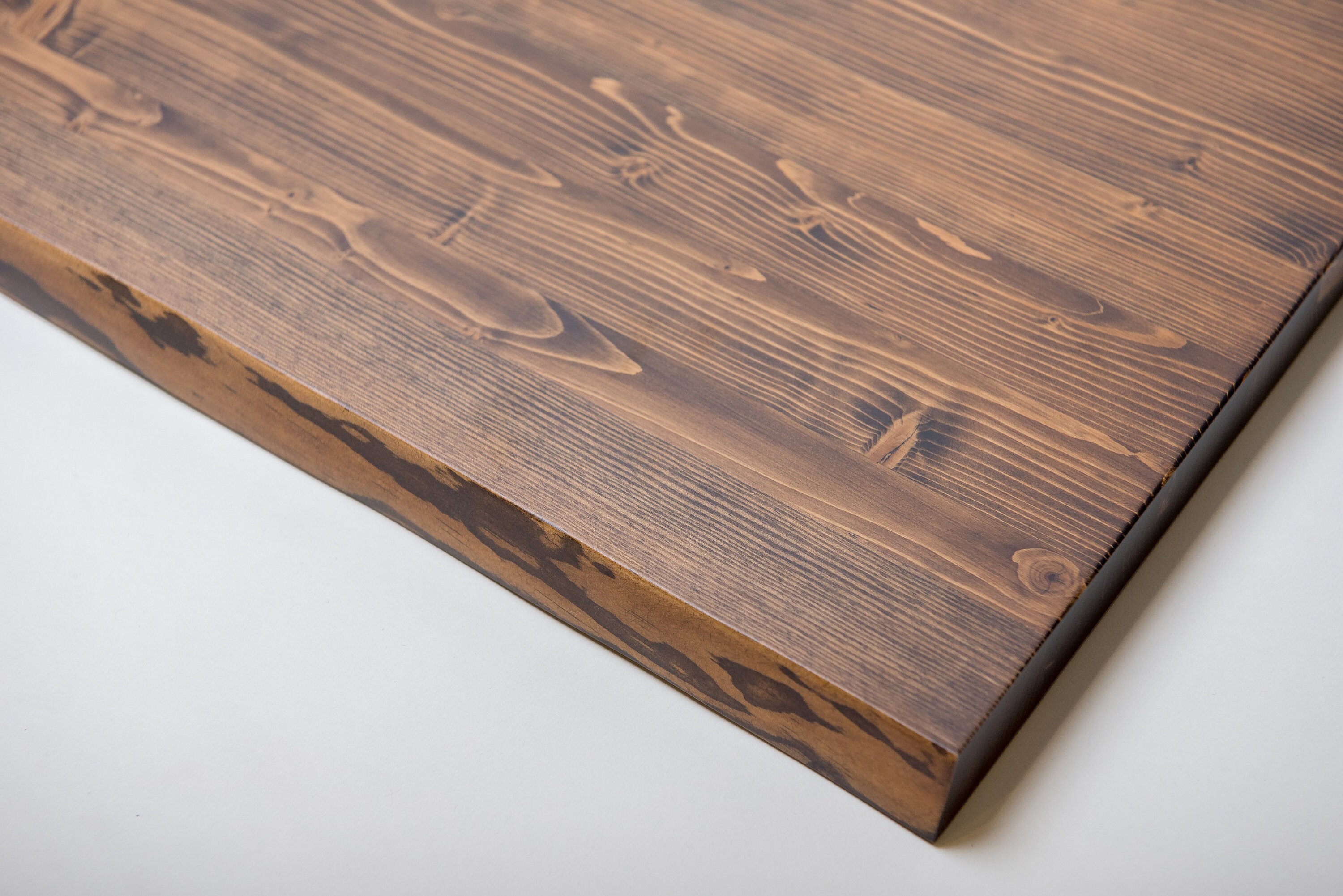 MWS William Live Edge Desk Desk Top Table Top Wood Desk Top