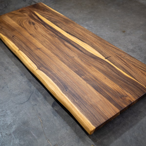 Walnut Table Top | Desk Table Top | Desk Top Walnut | Wood Table Top | Standing Desk Top | Live Edge Table top | Dining Table Top | Desk Top