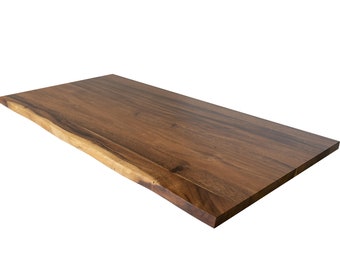 Desk Table Top - Solid Wood Desk Top | Table Top | Wood Desk Top | Live Edge Desk Top | Walnut Desk Top | Standing Desk Top | Desk Top