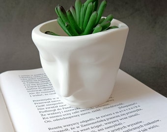Succulent Face Plant Pot | Unique Home Decor| Mother’s Day Gift