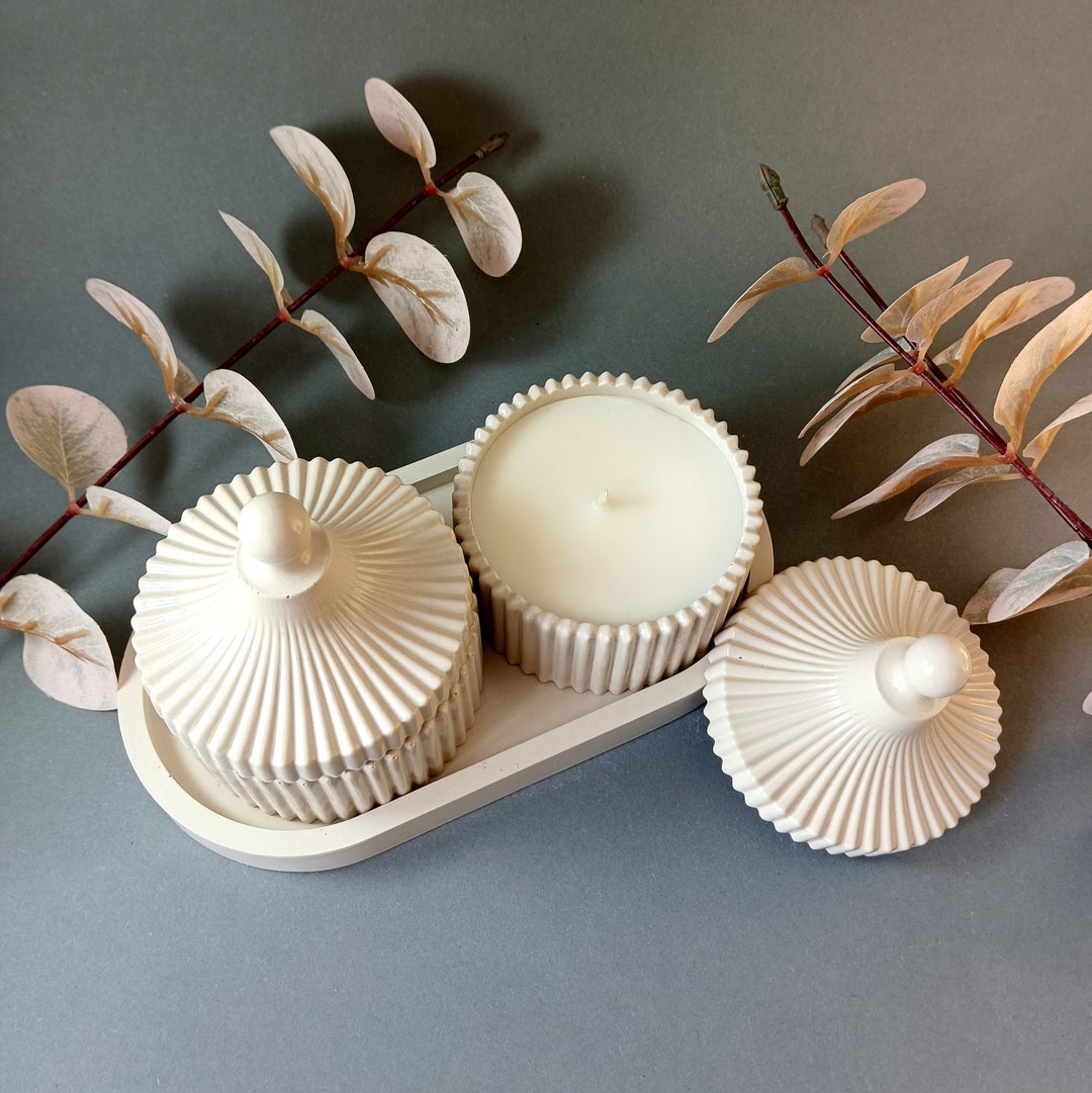 Soy Candles Set Natural Vegan Candles Container Candles Handmade Gift