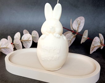 Easter Bunny Soy Wax Candle Handnade Gift Easter Decor Spring Candle