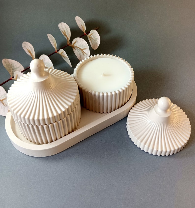 Soy Candles Set Natural Vegan Candles Container Candles Handmade Gift