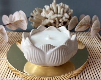 Scented soy candle Citrus Basil Soy Wax Candle Hand-poured Natural soy candle Modern Unique candle