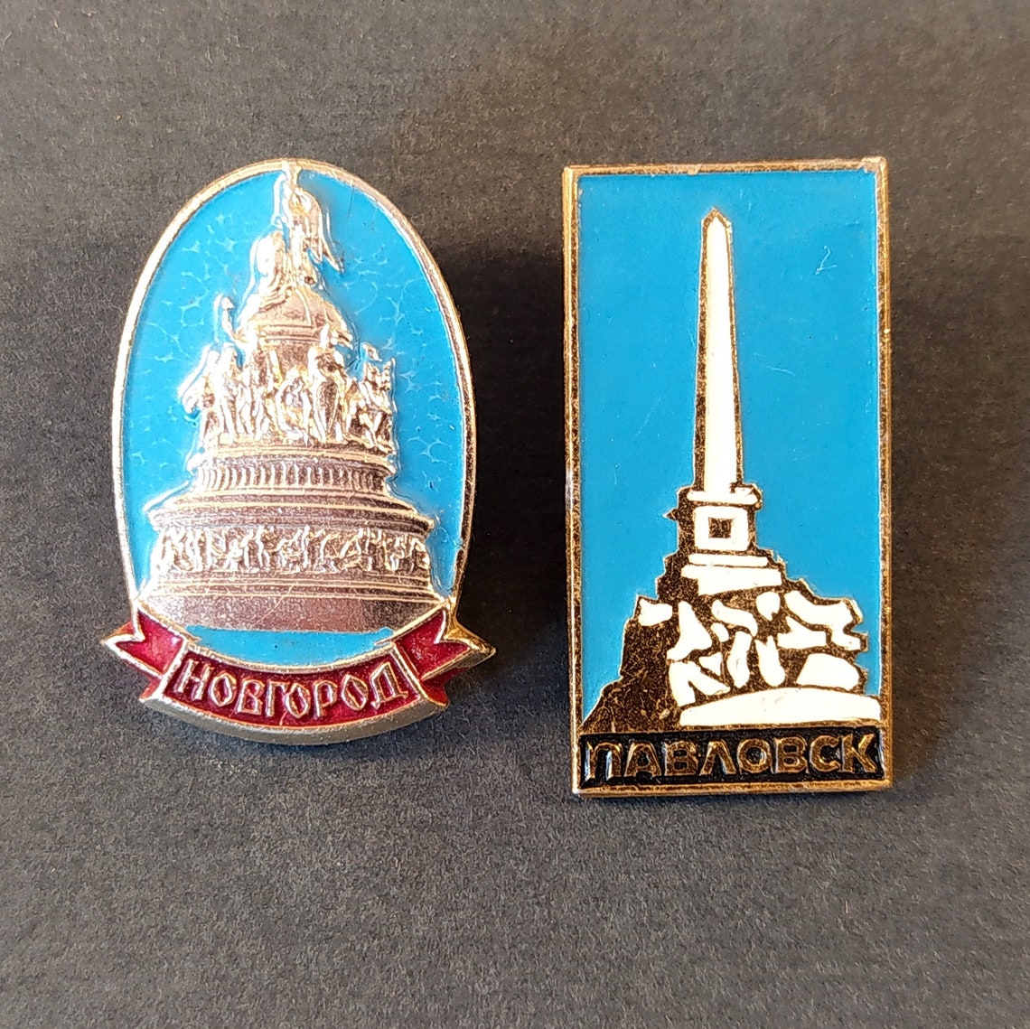 Ussr Collection Metal Badges Set Soviet Union Rare Pins Etsy