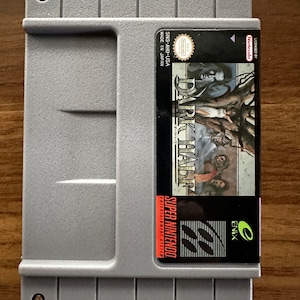 Dark Half - SNES English - Handmade art & label