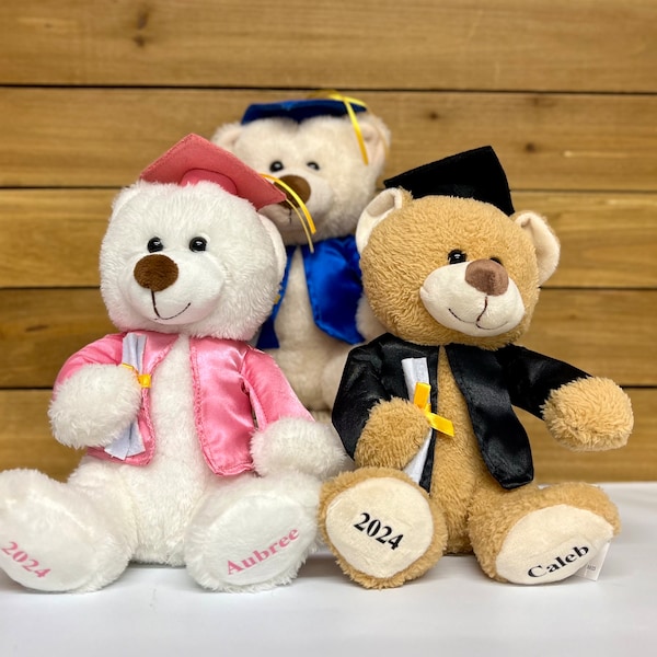 Graduation gift,Graduation Bear, Personalized Graduation, PreK Graduation, Graduation 2024, Kindergarten graduation, Preschool Graduation
