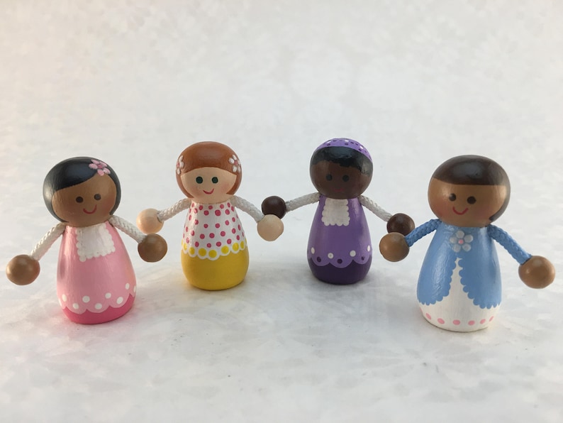 etsy wooden peg dolls