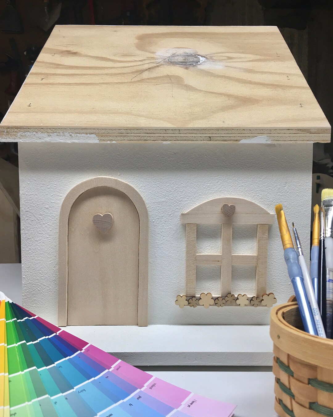 Dollhousecustom Colors W/6 Pieces of Furniture, Make It Your Own Doll