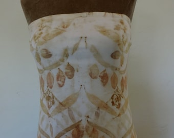 EcoPrint algodón gran parte superior del tubo - patrones