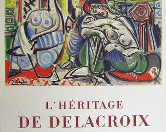 1964 Delacroix Art Poster