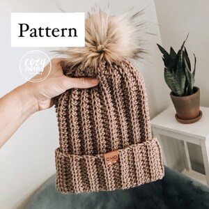 Crochet Pattern, The Breck Beanie and Cowl // Beanie Cowl Pattern // Crochet Beanie, Crochet Cowl Pattern, Crochet Cowl image 2