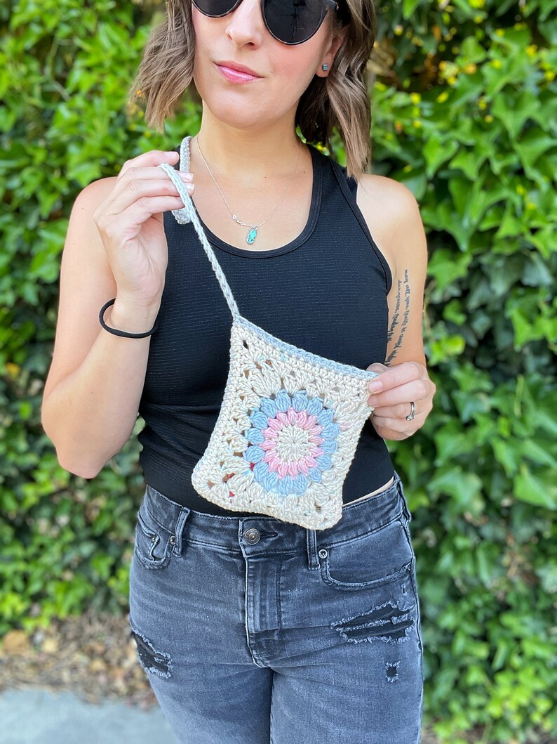 Crochet Pattern // Wildflower Bag Pattern // Digital PDF Purse Etsy