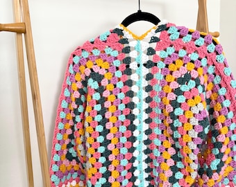 Crochet Hexagon Cardigan