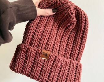 Crochet Handmade Beanie -SPICE-  Adult Beanie