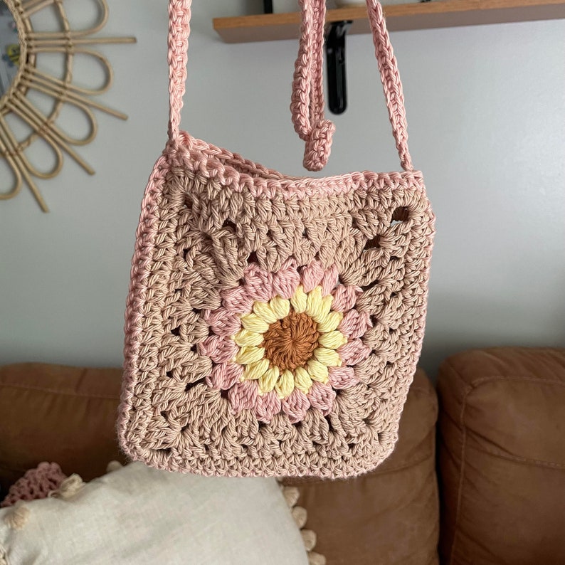 Crochet Pattern // Wildflower Bag Pattern // Digital PDF Purse Etsy