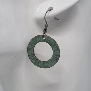 Recycled Copper Earrings