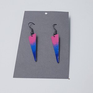 Enamelled Dangle Earrings