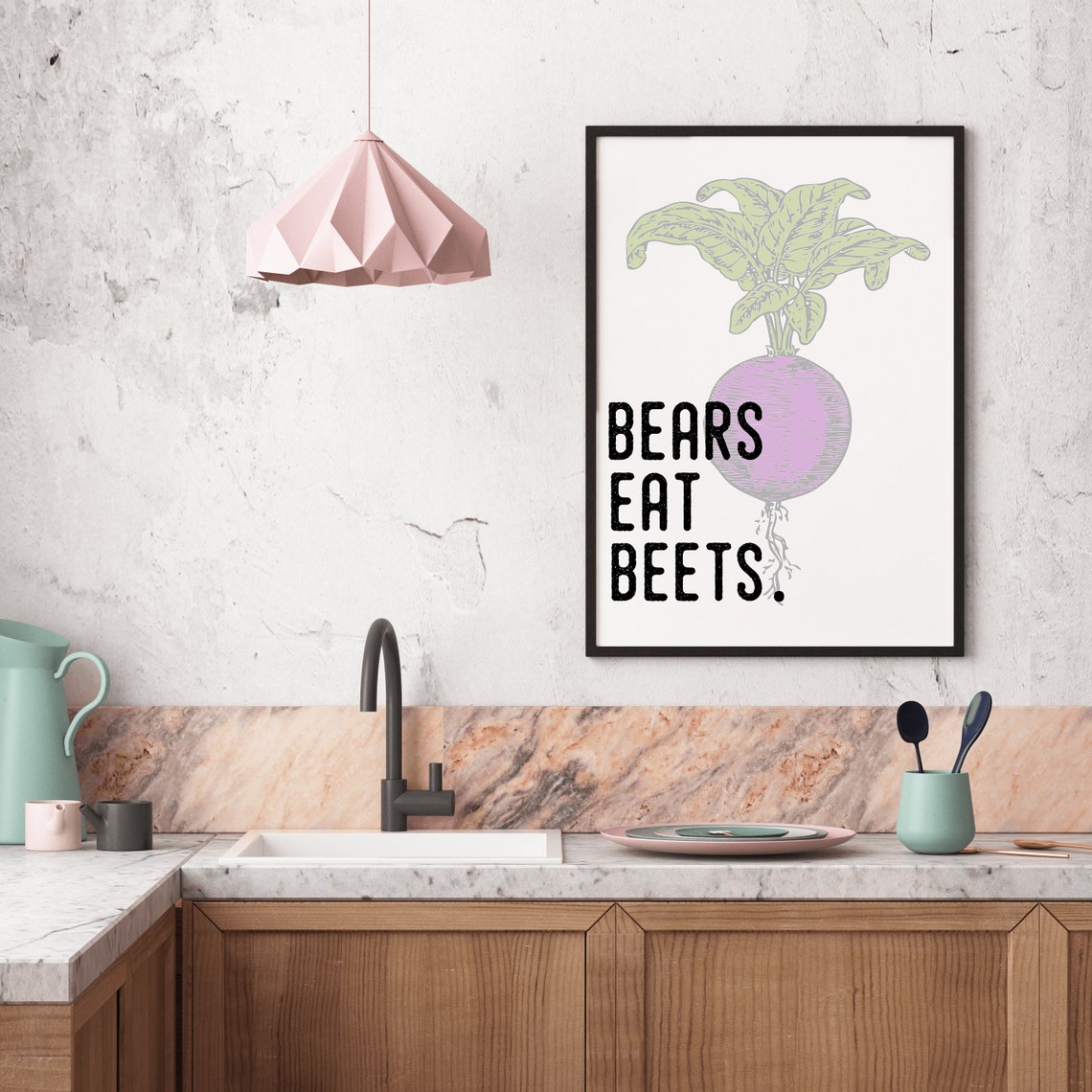 Bears Eat Beets Printable, the Office Poster, Jim Halpert, Dwight