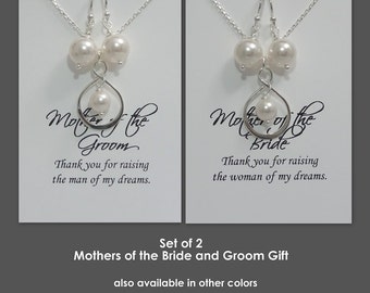 Mother of the Bride and Mother of the Groom Jewelry Set, Mother of the Bride Gift, Mother of the Groom Gift, Bridal Party Gift