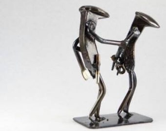 Policeman |  Police officer | Metal Art | Policeman figurine | Railroad spike art | Metal Art Cop| Cop gift