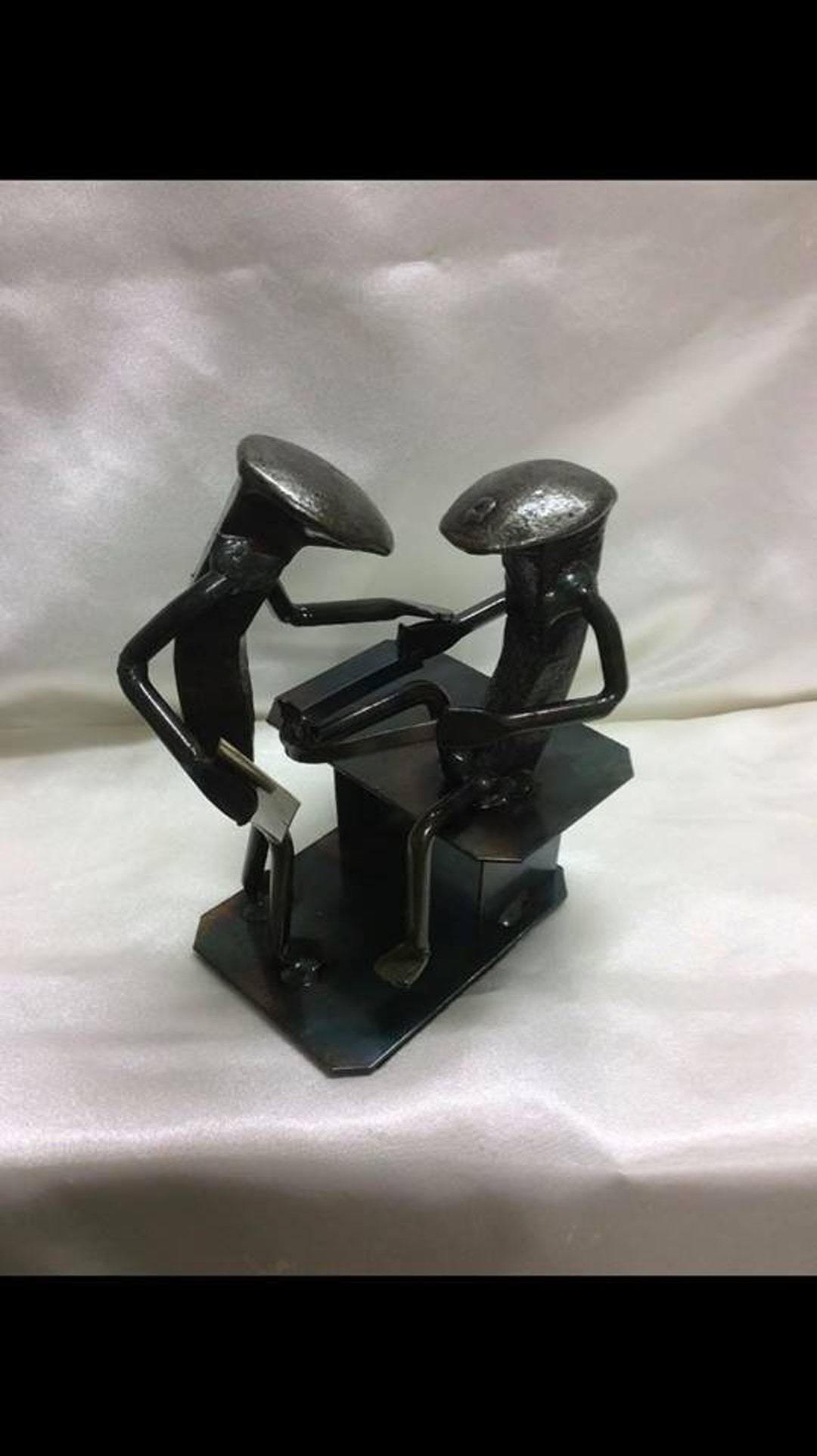 Physical Therapist PT Metal Art Physical Therapist Figurine Railroad
