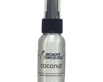 Spray de fragancia de coco: aroma tropical, ambientador para habitación y coche