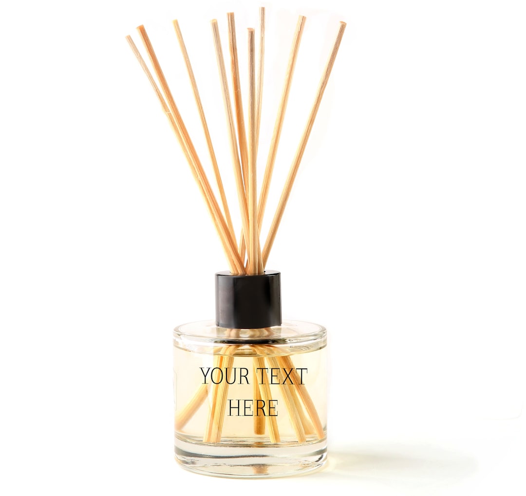 Personalised Aromatherapy Reed Diffuser - Custom Message Printing ...