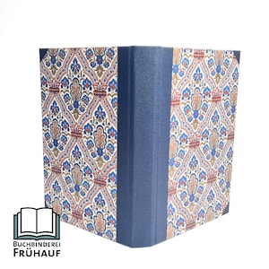 5-Jahres Kalender Tagebuch für 5 Jahre blau Brokatmuster