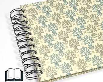 Photo album DIN A5 Guest book spiral binding Fleur de Lis