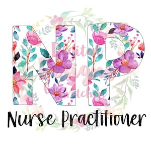 NP Nurse Practitioner PNG digital download sublimation