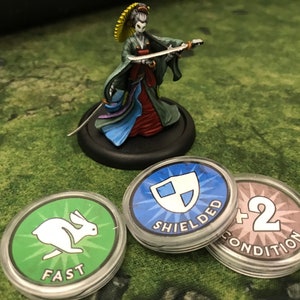 Malifaux Compatible Token Set - All Conditions, Markers &amp; Templates ...