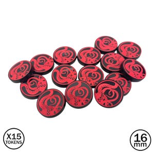 15 x Doom Tokens for Arkham horror LCG  - 100% Unofficial, Fan Made