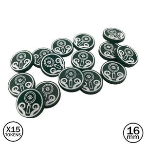 15 x Clue Tokens for Arkham horror LCG  - 100% Unofficial, Fan Made