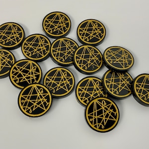 Arkham Horror LCG Compatible Resource Tokens - Neconomicon