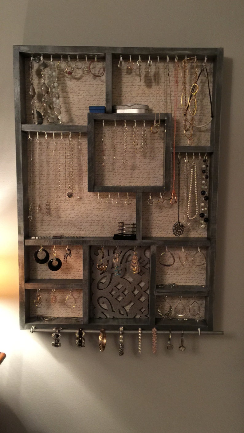 Hanging jewelry organizer image 4