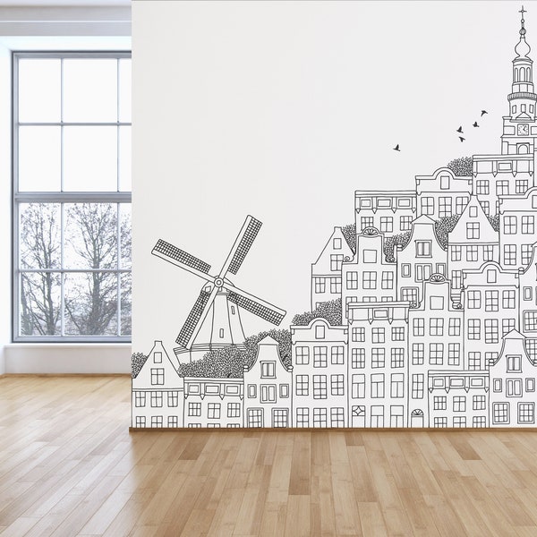 Peel and Stick Wallpaper Coloring Etsy